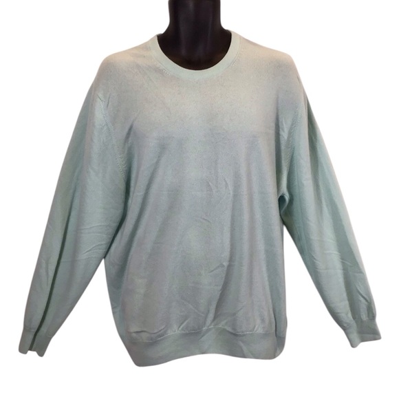 Brooks Brothers Mens Crewneck Sweater Size XL Lightweight 100% Scottish Cashmere - Picture 16 of 16